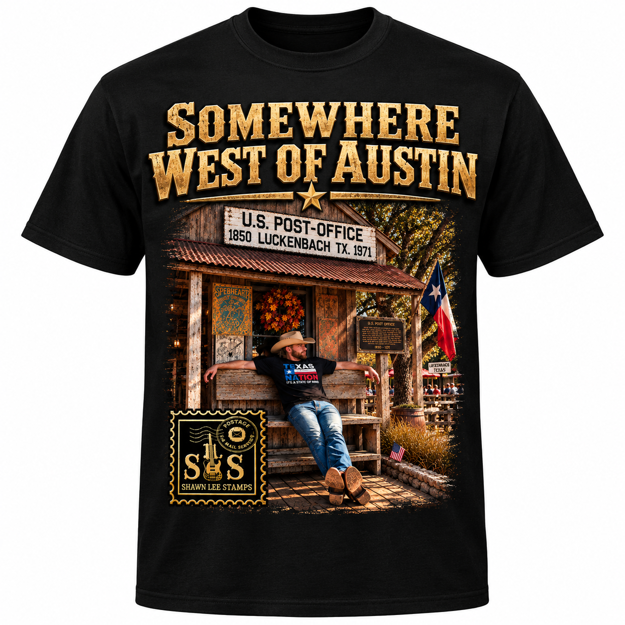 Somewhere West of Austin Tee